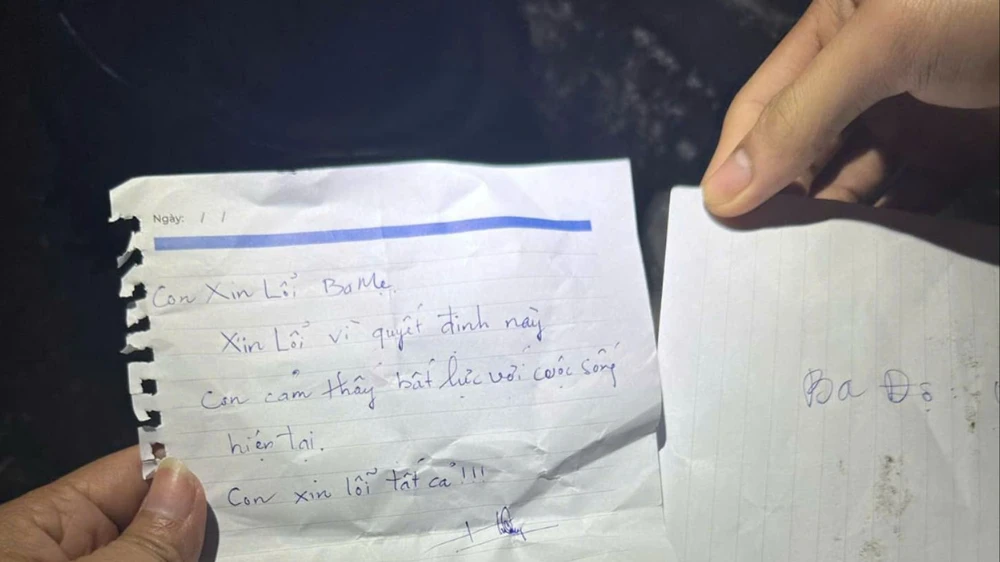 nghi nhảy cầu tự tử