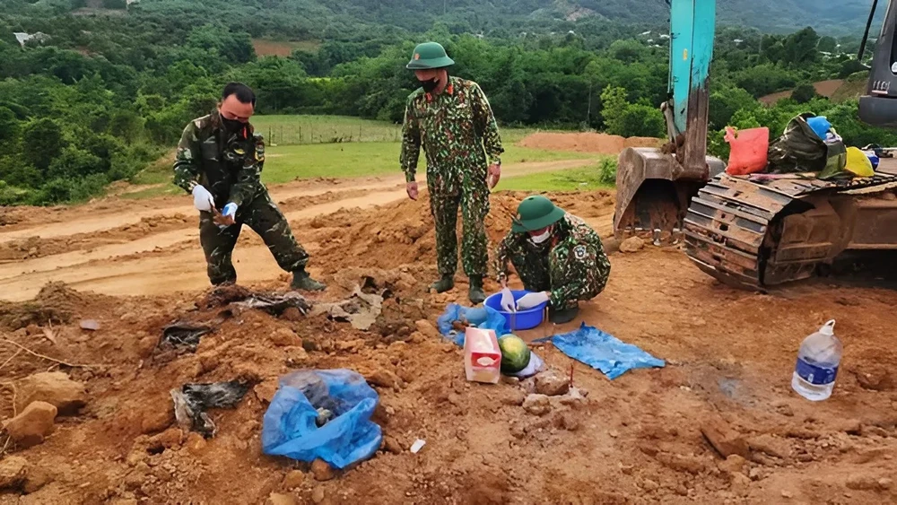 hài cốt liệt sĩ