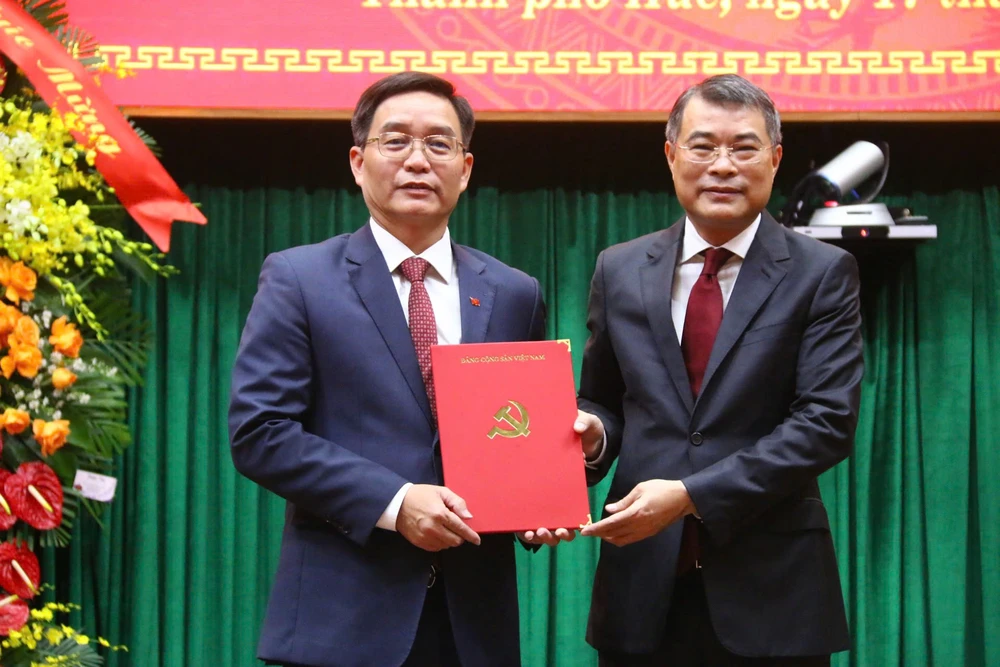 Ông Nguyễn Đình Trung giữ chức Bí thư Thành ủy Huế.