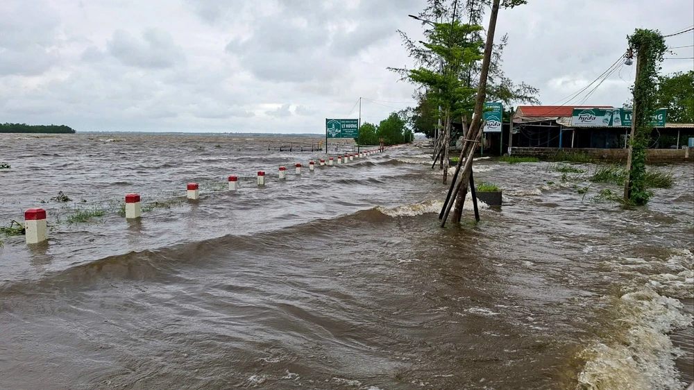 triều cường dâng cao