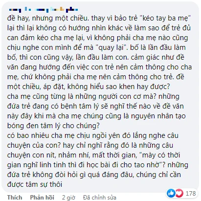 Một số bình luận tranh cãi trái chiều của cư dân mạng. Ảnh: Chụp màn hình.
