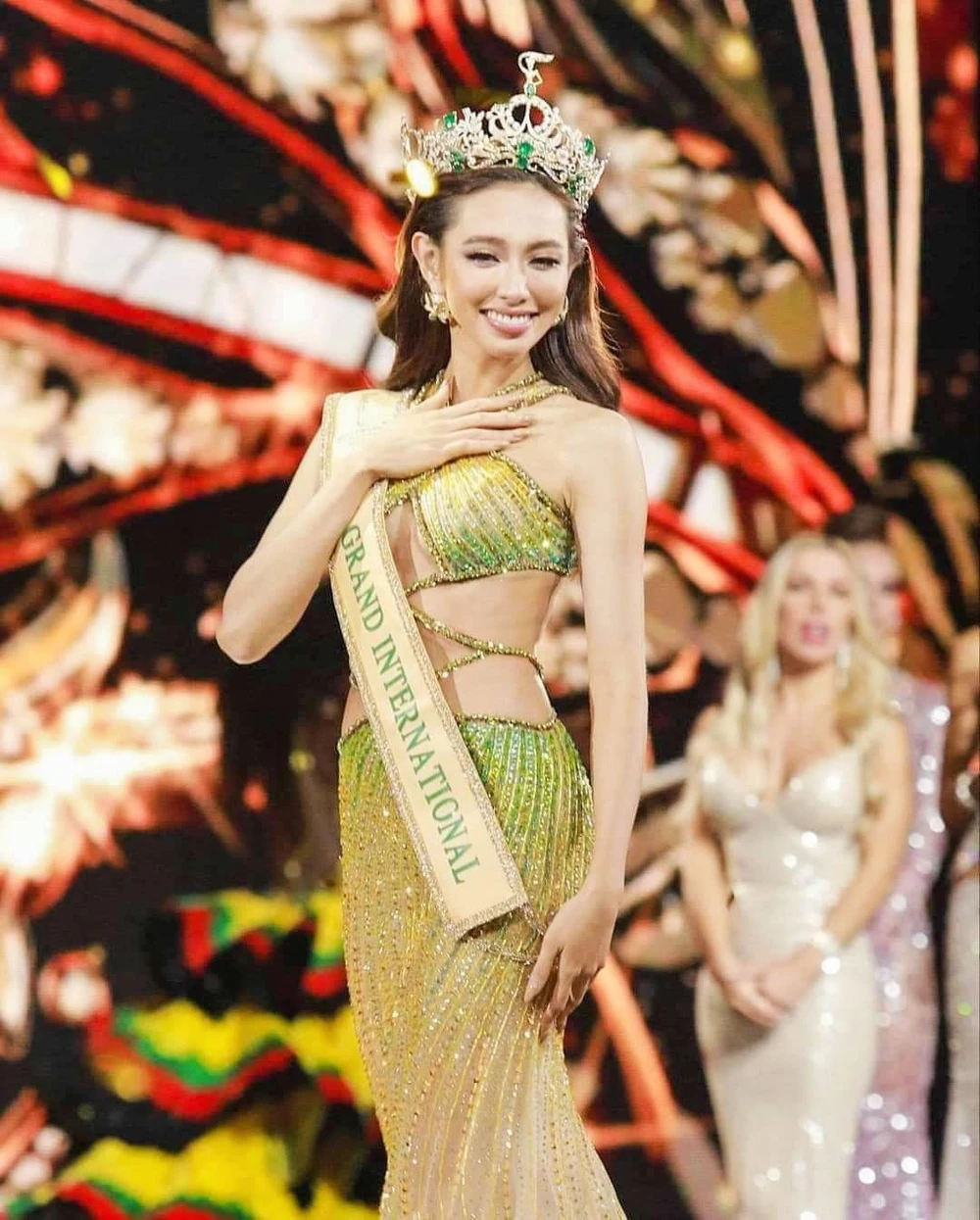 Hoa hậu Hoà bình Quốc tế 2021 Nguyễn Thúc Thuỳ Tiên. Ảnh: Miss Grand International Hoa hậu Hoà bình Quốc tế 2021 Nguyễn Thúc Thuỳ Tiên. Ảnh: Miss Grand International