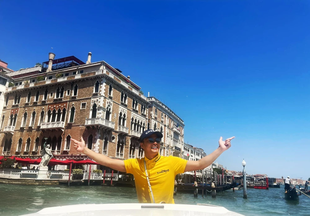 Hồng Đăng bày tỏ anh đã có chuyến đi vô cùng tuyệt vời. Ảnh: FBNV.