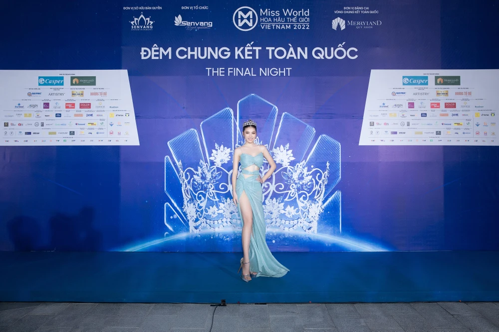 Á hậu Ngọc Thảo có mặt để ủng hộ top 37 thí sinh Hoa hậu Thế giới Việt Nam