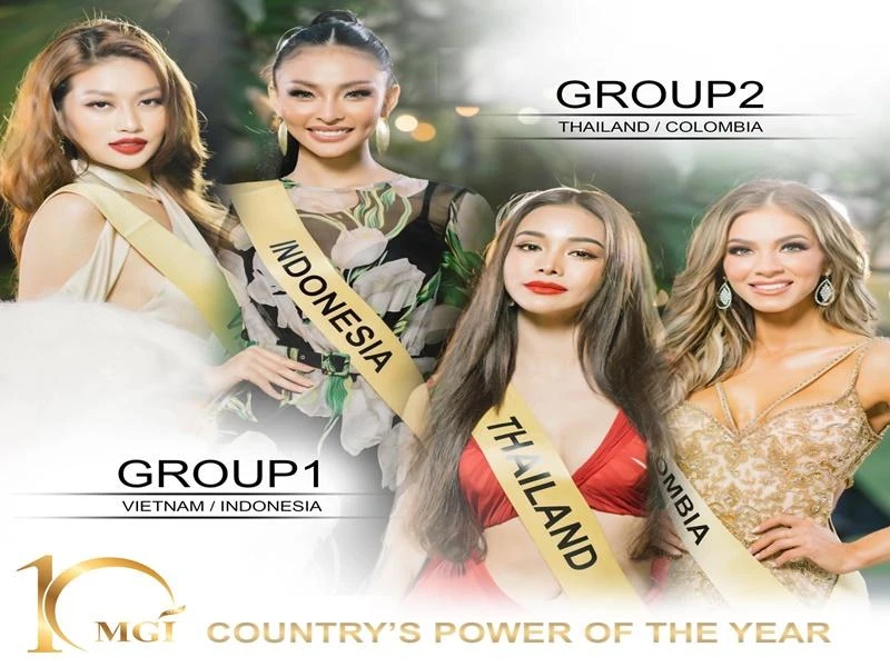 Ngoài đại diện Việt Nam, các thí sinh Thái Lan, Colombia, Indonesia cũng giành chiến thắng vòng 2. Vòng 3 sẽ tìm ra người chiến thắng duy nhất ở mỗi nhóm. Ảnh: Miss Grand International Ngoài đại diện Việt Nam, các thí sinh Thái Lan, Colombia, Indonesia cũng giành chiến thắng vòng 2. Vòng 3 sẽ tìm ra người chiến thắng duy nhất ở mỗi nhóm. Ảnh: Miss Grand International