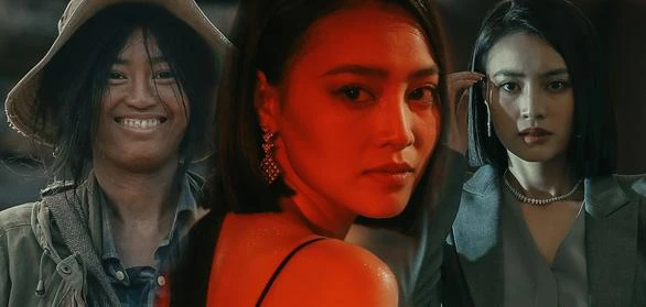 Ninh Dương Lan Ngọc biến hóa với 2 tạo hình, 2 thân phận: sang trọng và nghèo khổ. Ảnh: ĐPCC