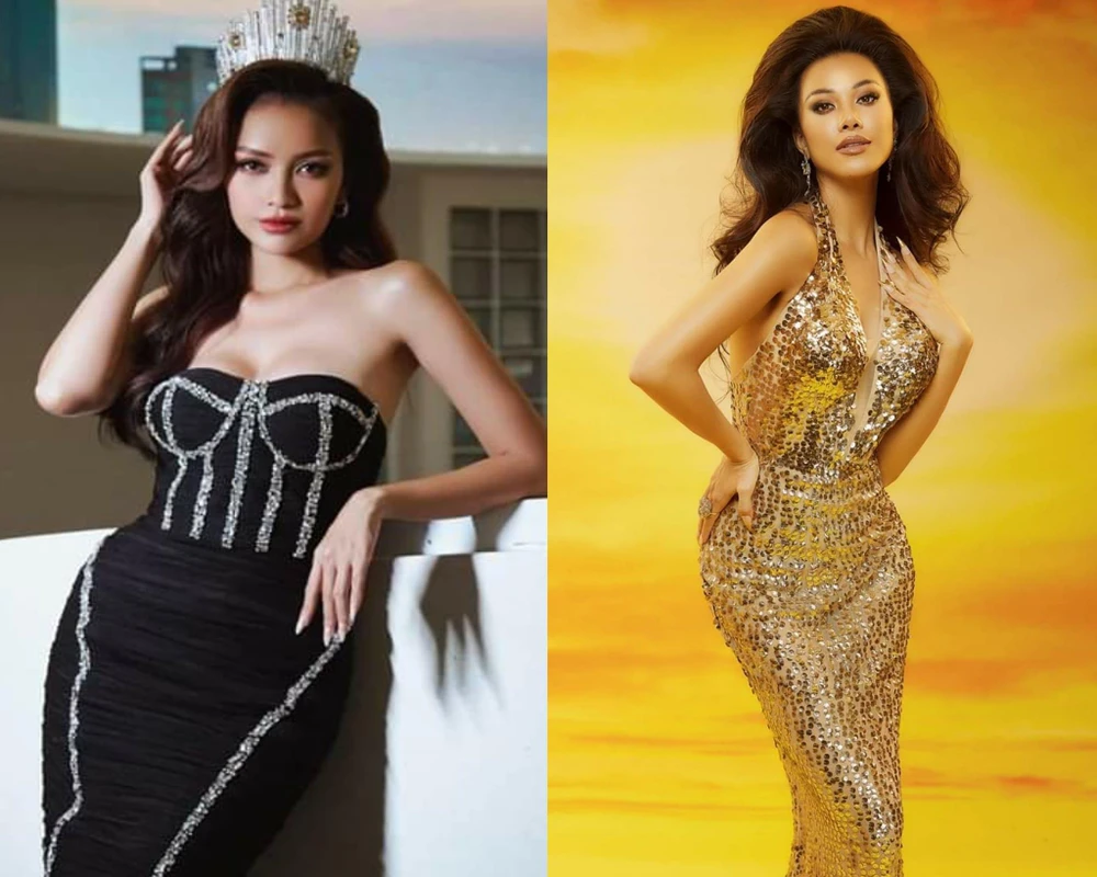 Hoa hậu Ngọc Châu và Á hậu Kim Duyên. Ảnh: FBNV