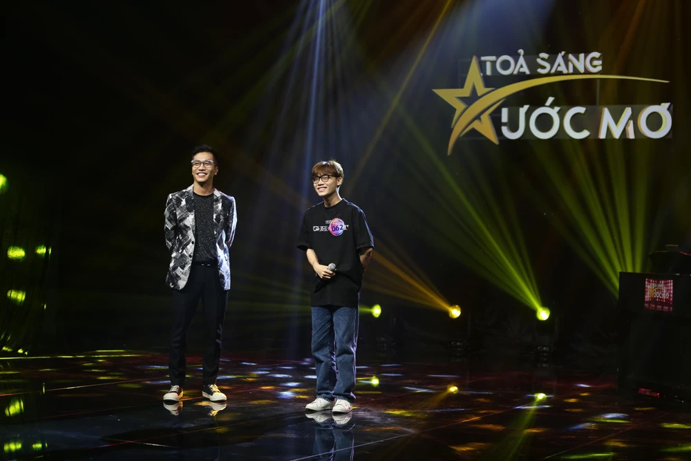 Minh Nhật- The voice Kid tham gia Tỏa sáng ước mơ. Ảnh: BTC