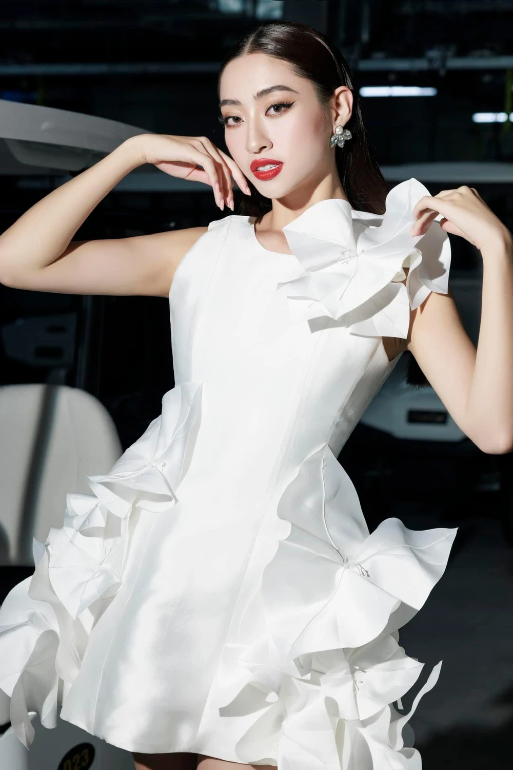 Hoa hậu Lương Thuỳ Linh trở thành giảng viên Đại học. Ảnh: FBNV