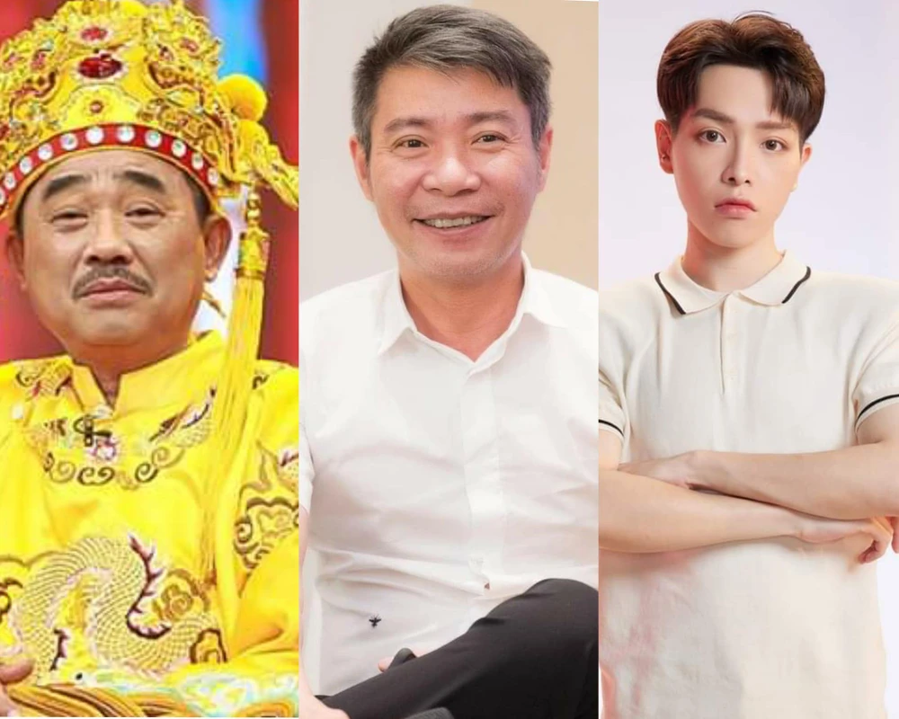 Từ trái sang: NSƯT Quốc Khánh, NSND Công Lý và Đức Phúc. Ảnh: FBNV Từ trái sang: NSƯT Quốc Khánh, NSND Công Lý và Đức Phúc. Ảnh: FBNV