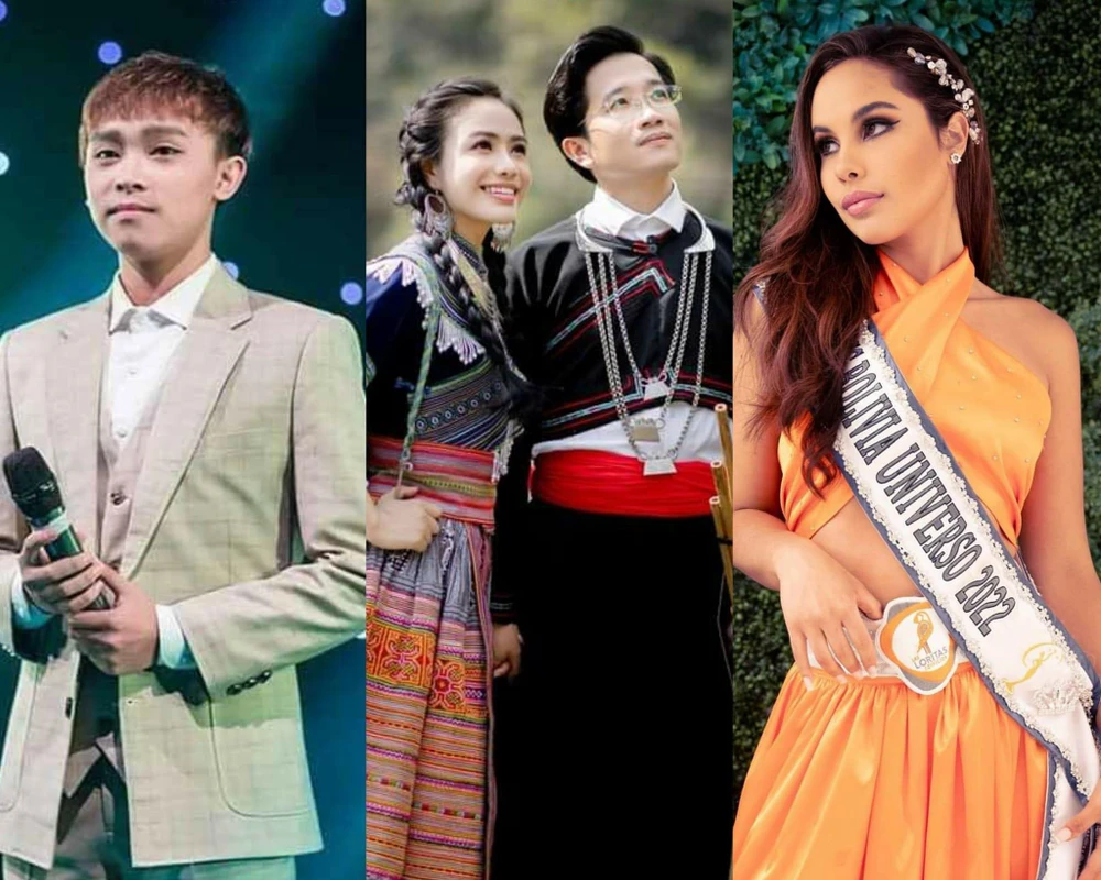 Từ trái sang: Hồ Văn Cường, Ca sĩ Lương Hải Yến cùng ông xã và Fernanda Pavisic. Ảnh: NSCC, Instagram Từ trái sang: Hồ Văn Cường, Ca sĩ Lương Hải Yến cùng ông xã và Fernanda Pavisic. Ảnh: NSCC, Instagram