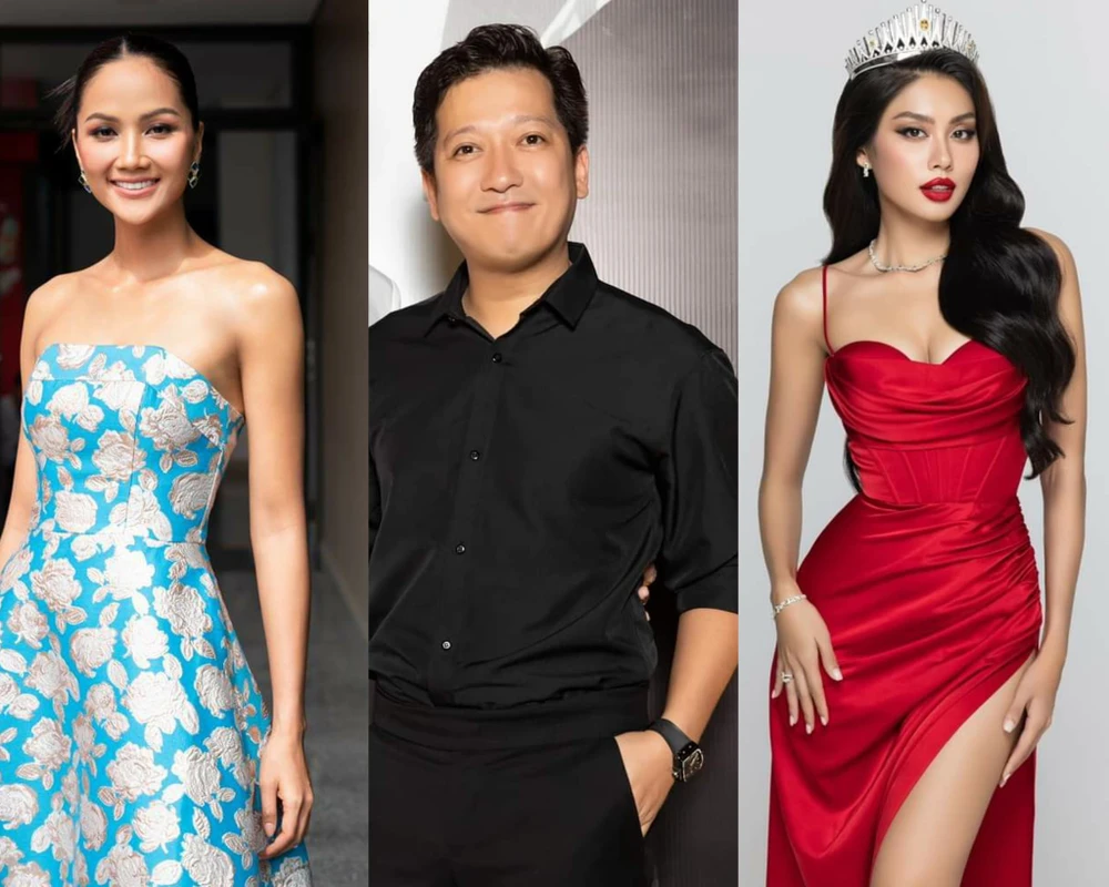 Từ trái sang: H'Hen Niê, Trường Giang,và Á hậu Lê Thảo Nhi. Ảnh: FBNV