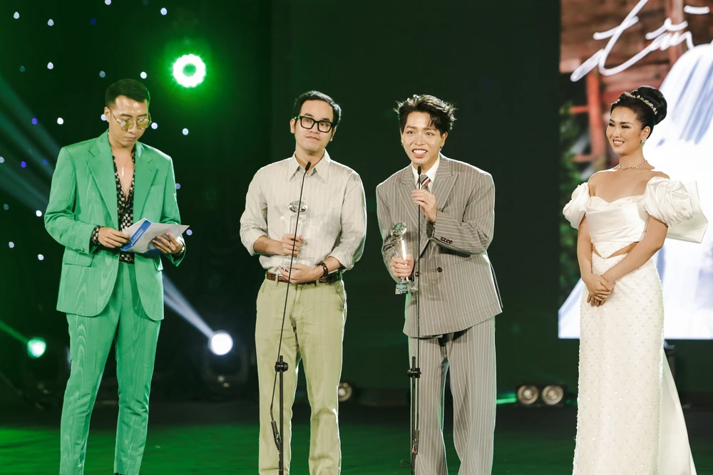 Đức Phúc tại Lễ trao giải Làn sóng xanh lần thứ 25. Ảnh: BTC