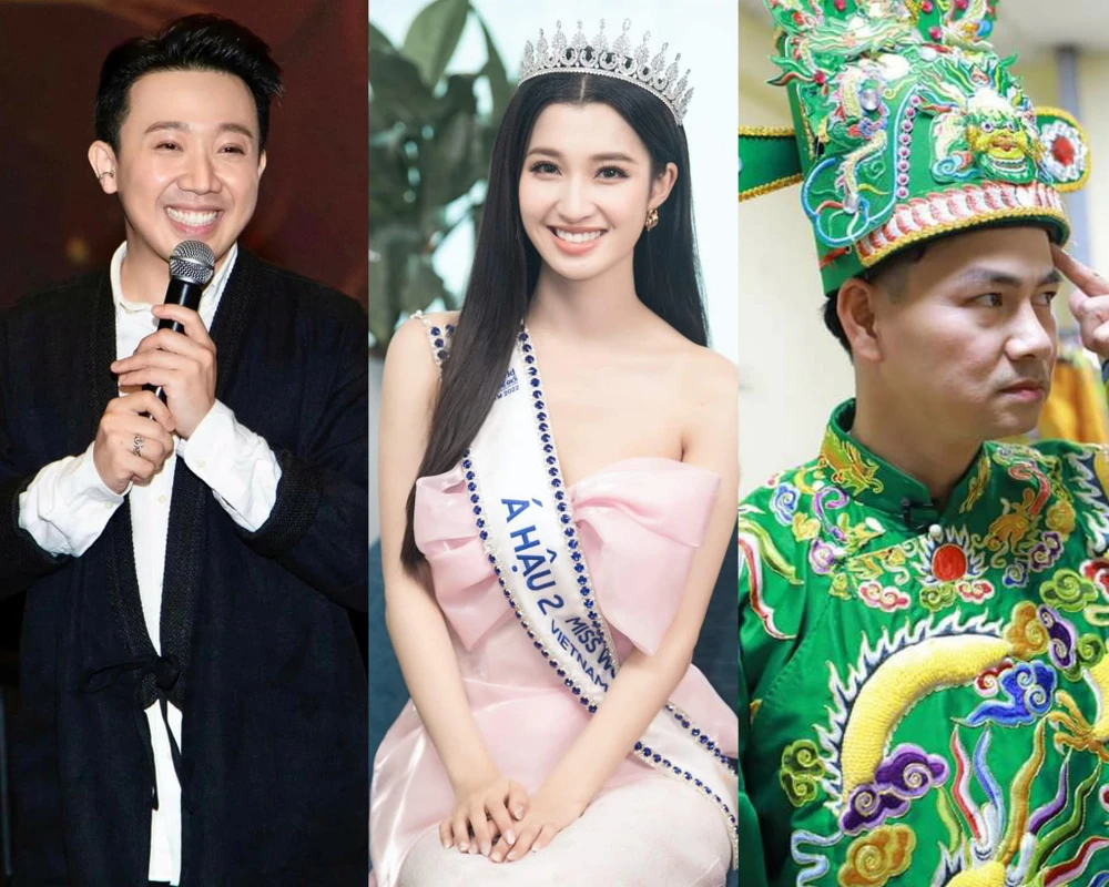 Từ trái sang: Trấn Thành, Á hậu Phương Nhi và NSƯT Xuân Bắc. Ảnh: FBNV