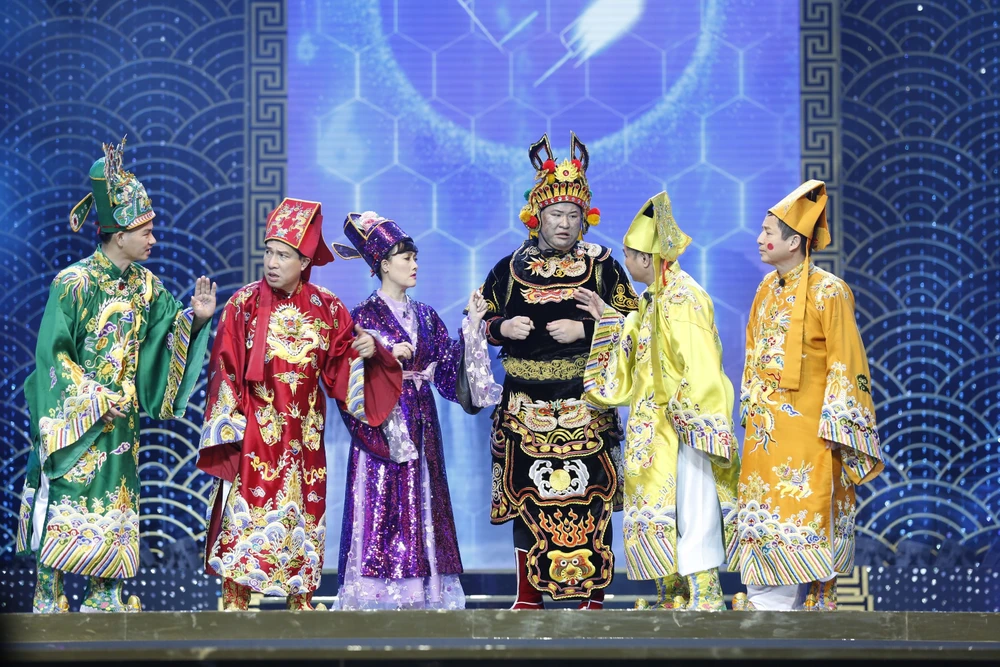 Chương trình Táo quân 2023 gặp phản ứng trái chiều từ khán giả. Ảnh: VFC