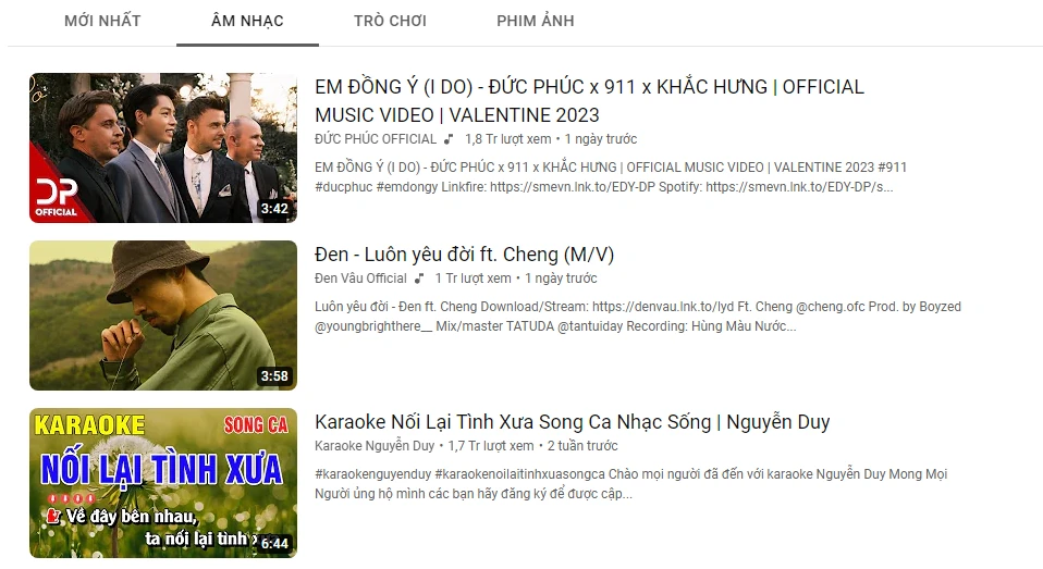 Sau 6 giờ ra mắt, MV đứng đầu top trending âm nhạc thịnh hành và hiện đứng thứ 2 trong top trending YouTube.