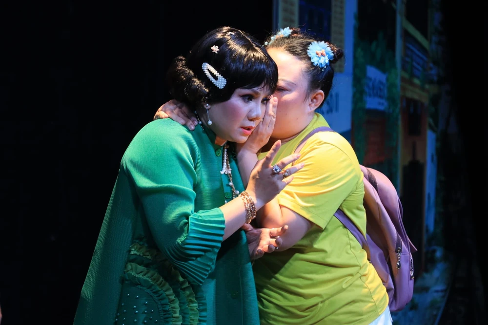 Dù đảm nhận vai gấp gáp nhưng NSƯT Tú Sương không khiến khán giả thất vọng. Ảnh: HÀ NGUYỄN