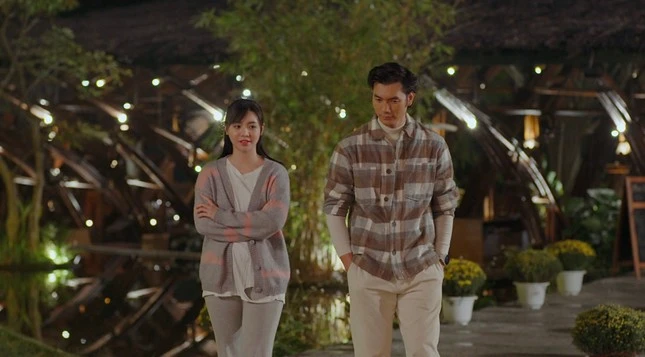 Quân và Hạnh vẫn chưa hẹn hò dù phim đã sắp kết thúc. Ảnh: Chụp màn hình