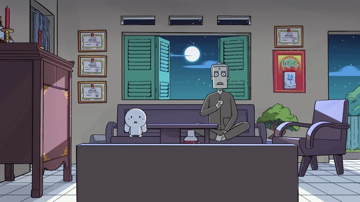 Các nhân vật trong phim hoạt hình Con Thỏ. Ảnh: ĐPCC