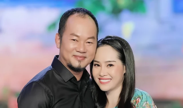 Long Đẹp Trai và bà xã Phi Nga thuở mặn nồng. Ảnh: TL