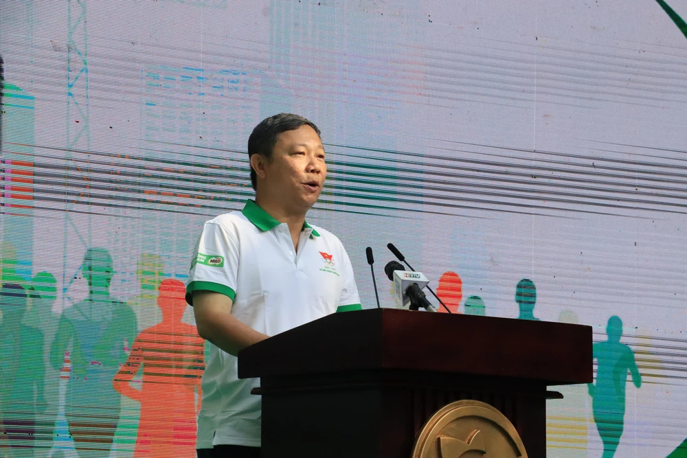 Ông Dương Anh Đức, Phó Chủ tịch UBND TP.HCM, phát biểu khai mạc. Ảnh: H.N