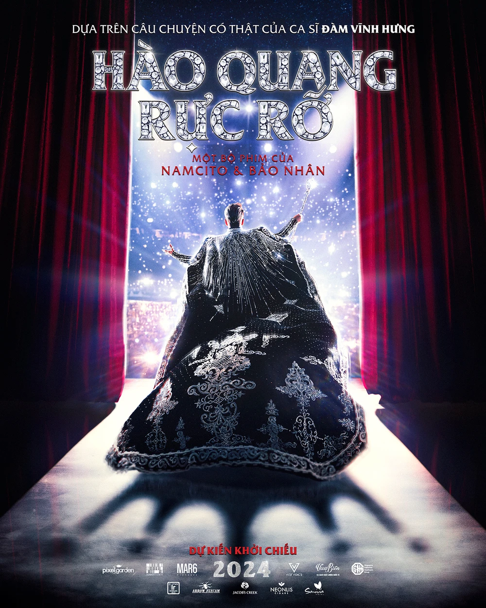 Poster mới nhất trong dự án "Hào quang rực rỡ" của Đàm Vĩnh Hưng. Ảnh: NSX