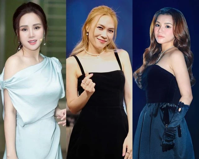 Từ trái sang: Ca sĩ Vy Oanh, Mỹ Tâm và Myra Trần. Ảnh: FBNV