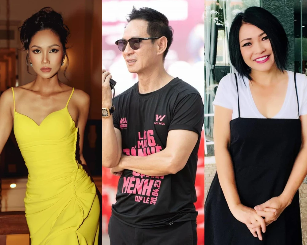 Từ trái sang: H'Hen Niê, Lý Hải và Phương Thanh. Ảnh: FBNV