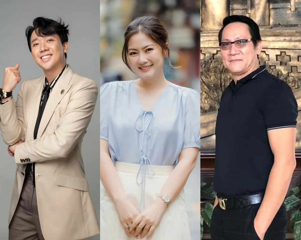 Từ trái sang: Trấn Thành, Ngọc Lan, NSƯT Hoàng Hải. Ảnh: FBNV