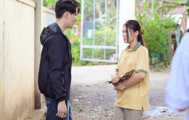 Ngọc Thanh Tâm và Võ Tấn Phát trong một cảnh quay. Ảnh: ĐPCC