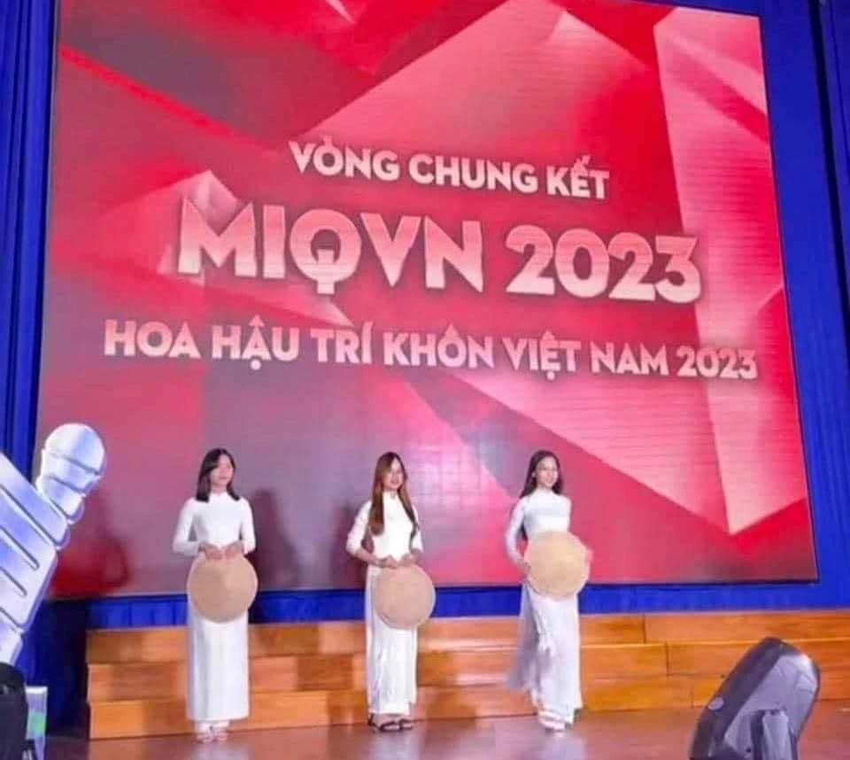 Mạng xã hội bàn tán sôi nổi về cuộc thi mang tên Hoa hậu trí khôn Việt Nam 2023.Ảnh: MXH