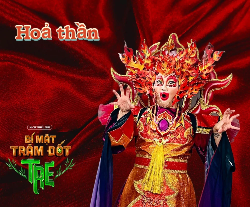 Đại Nghĩa trong tạo hình HỏaThần. Ảnh: FBNV