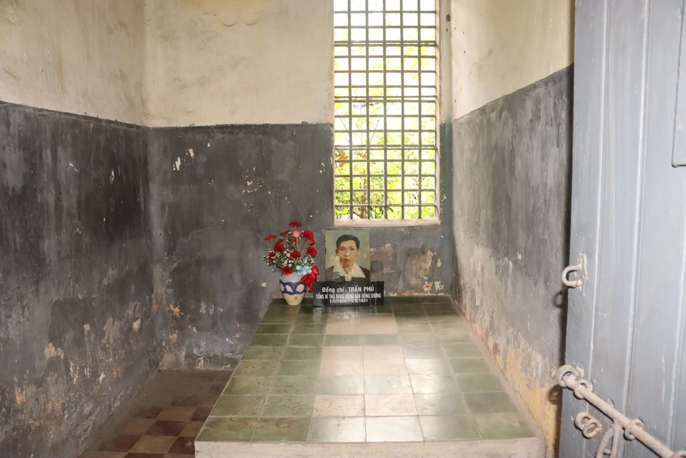 Căn phòng giam tổ chức lễ truy điệu của đồng chí Trần Phú.