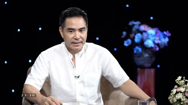 Diễn viên Trung Dũng chia sẻ trong chương trình Lời tự sự. Ảnh: Chụp màn hình