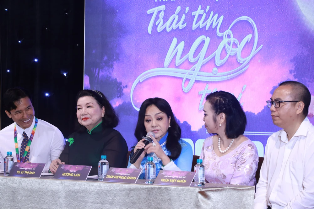 Công bố đêm nhạc vào chiều 31-8 tại TP.HCM. Ảnh: VĂN HÀ