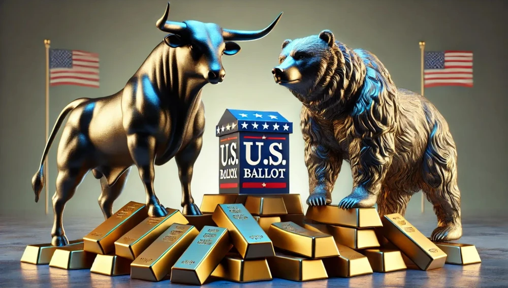 Chuyên gia cảnh báo về kịch bản giá vàng thế giới sụt mạnh ngay sau bầu cử Mỹ