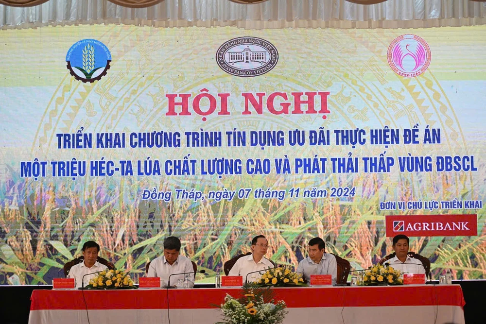 Ngân hàng Nhà nước công bố chương trình tín dụng ưu đãi cho 1 triệu ha lúa tại ĐBSCL