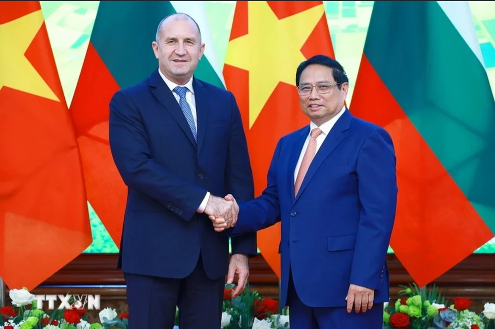 Thủ tướng Phạm Minh Chính và Tổng thống Bulgari Rumen Radev nói về 6 trọng tâm hợp tác thời gian tới