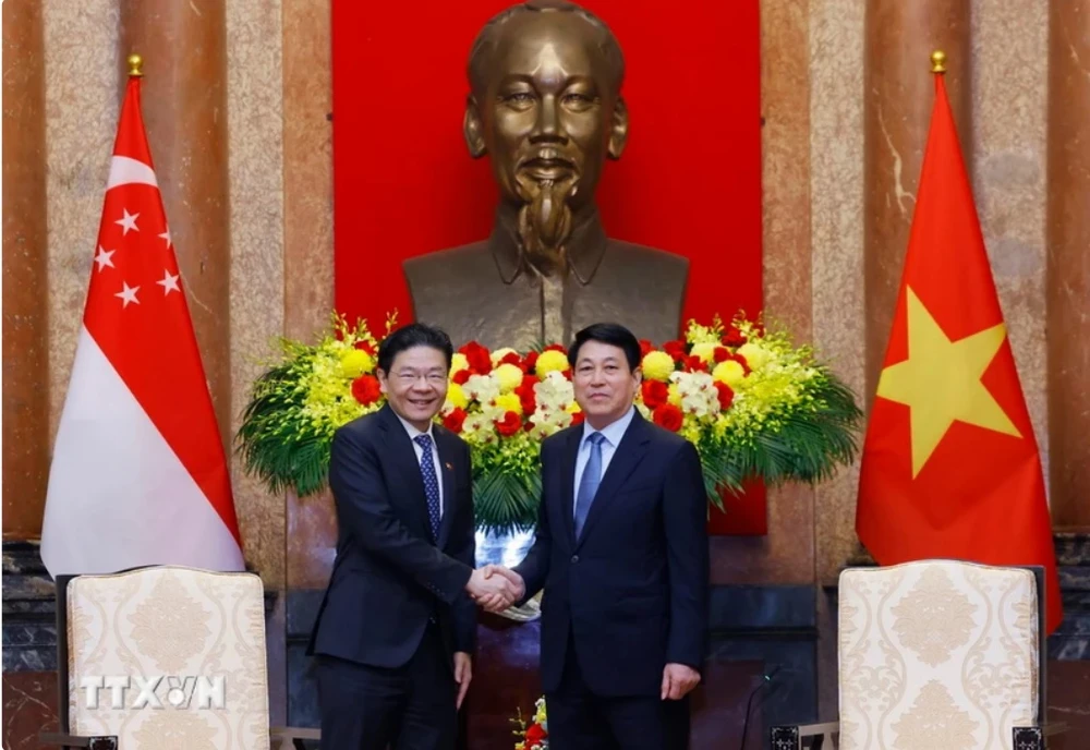 Đưa quan hệ Việt Nam - Singapore phát triển mạnh mẽ trong thời gian tới