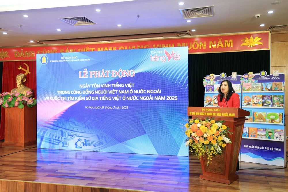 Lễ Phát động Ngày Tôn vinh tiếng Việt và Cuộc thi Tìm kiếm Sứ giả tiếng Việt ở nước ngoài năm 2025