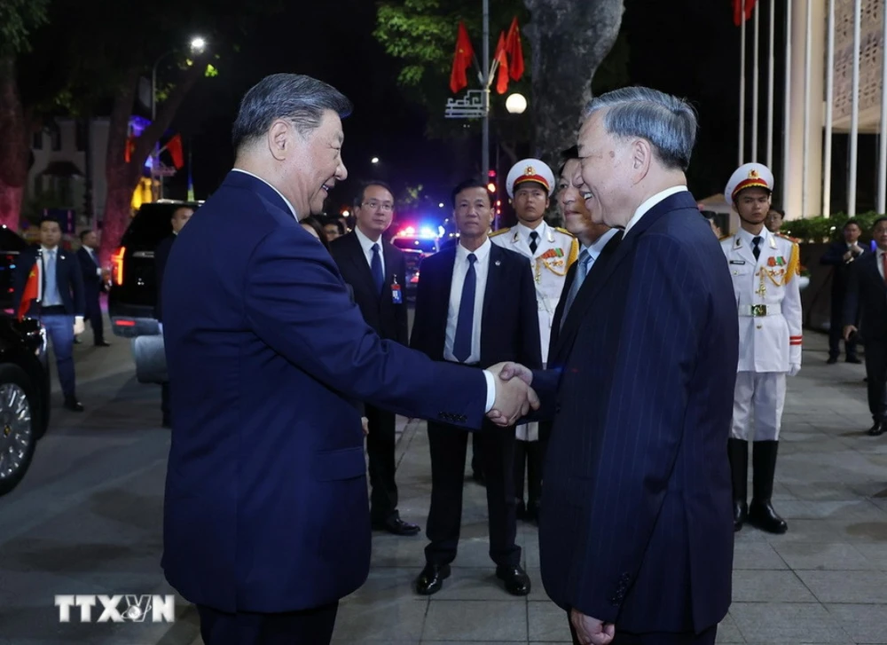 Tiệc chiêu đãi chào mừng Tổng Bí thư, Chủ tịch nước Trung Quốc Tập Cận Bình