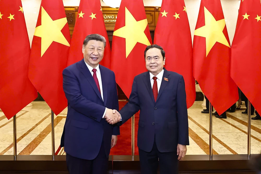 Chủ tịch Quốc hội Trần Thanh Mẫn hội kiến Tổng Bí thư, Chủ tịch Trung Quốc Tập Cận Bình