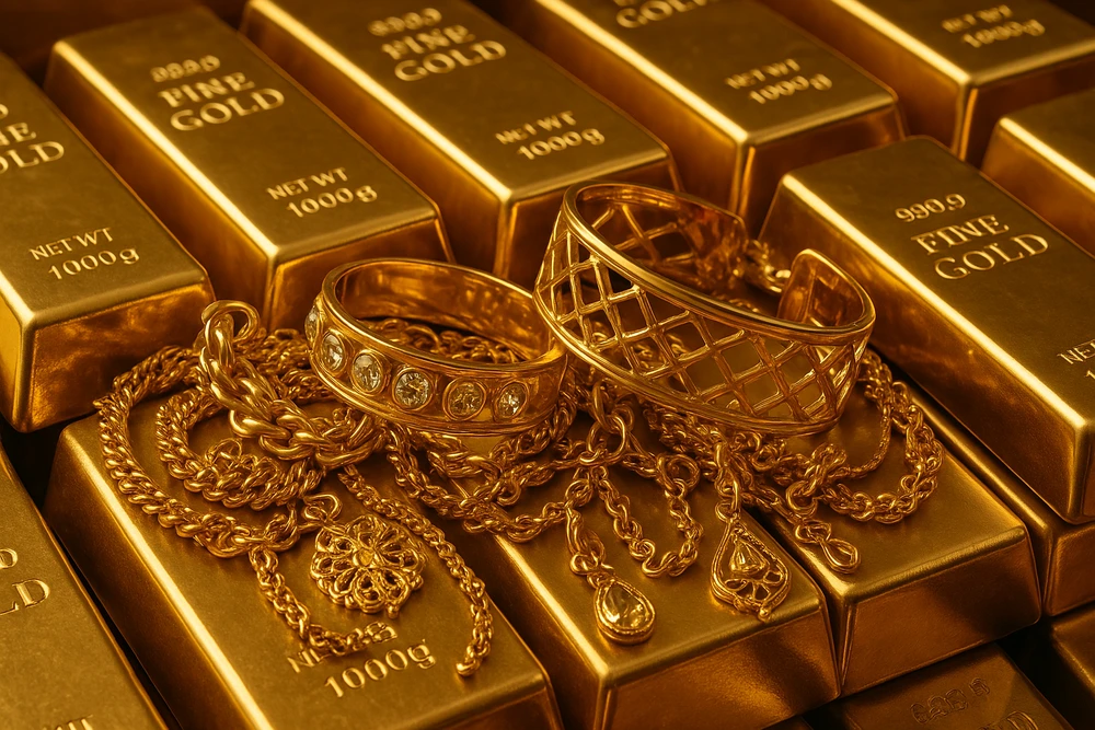 Chênh lệch giá vàng thế giới và trong nước ngày một doãng rộng