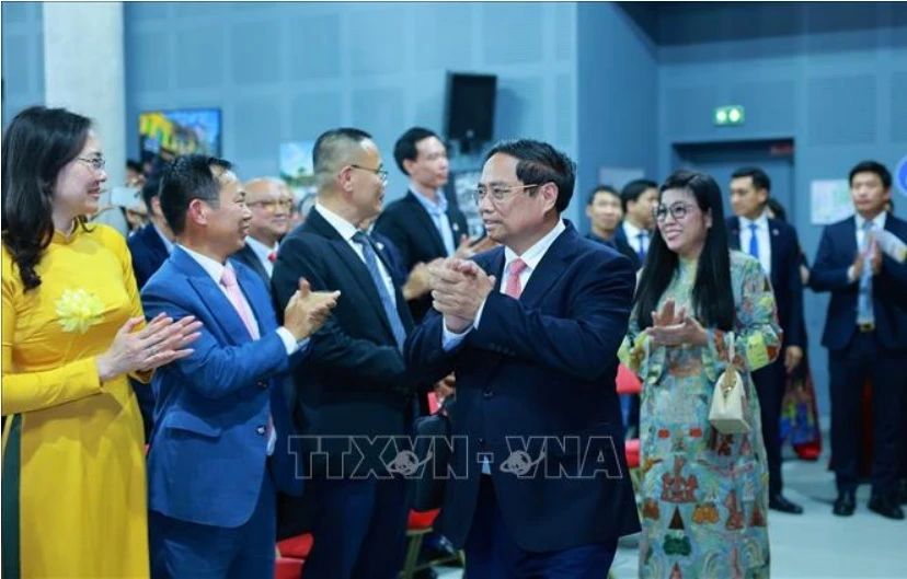 Thủ tướng Phạm Minh Chính kêu gọi kiều bào Pháp chung tay phát triển công nghệ cao