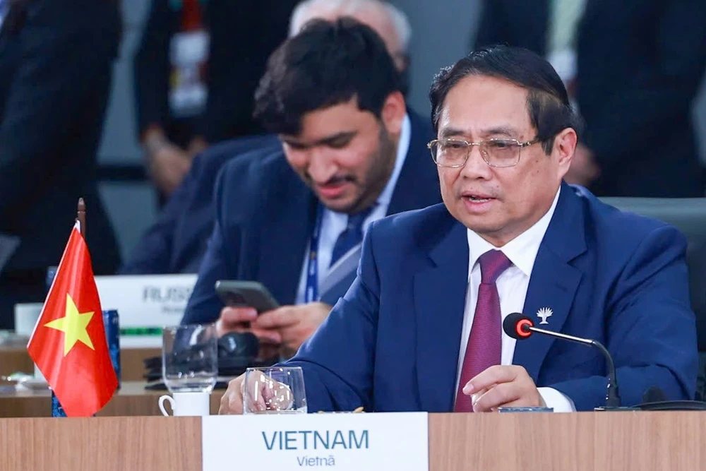 Thủ tướng Phạm Minh Chính nêu 3 đề xuất quan trọng tại Phiên thảo luận cấp cao BRICS mở rộng