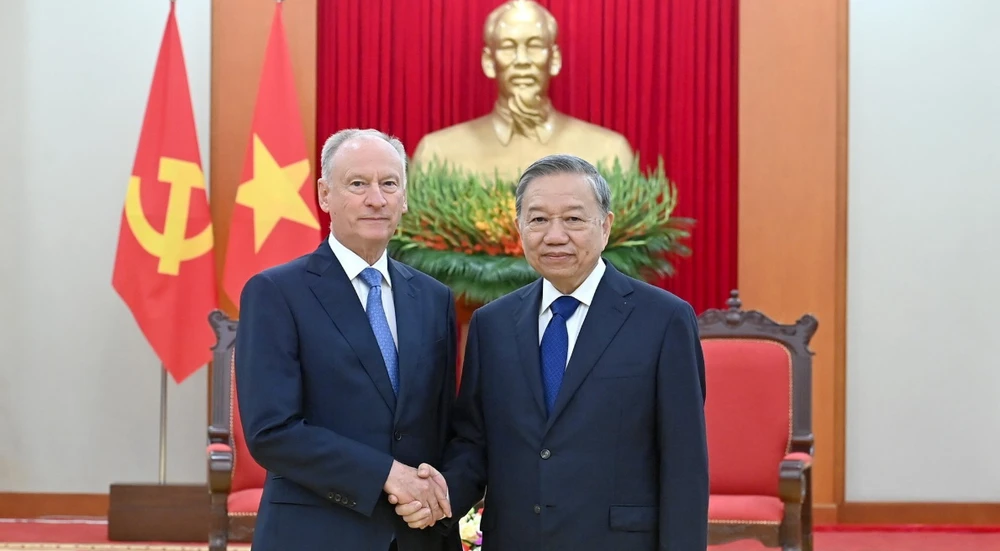 Tổng Bí thư Tô Lâm tiếp Trợ lý Tổng thống Nga, Chủ tịch Hội đồng Biển Liên bang Nga