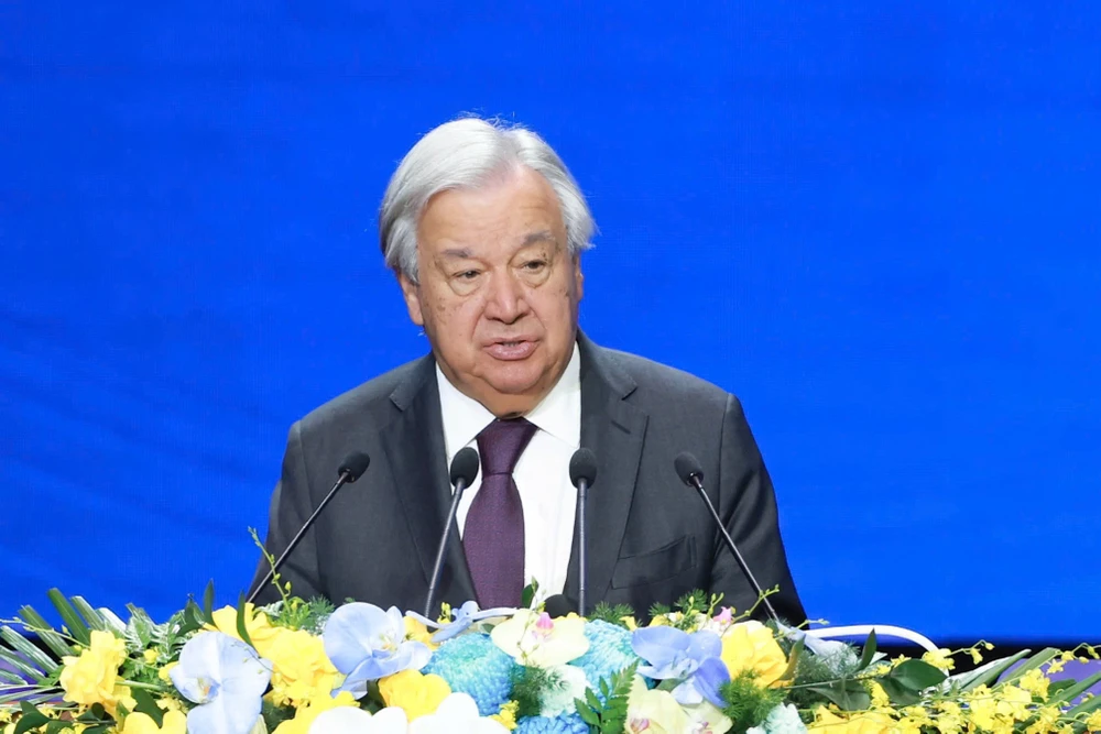 Tổng Thư ký Liên Hợp Quốc António Guterres. Ảnh: NGỌC THANH