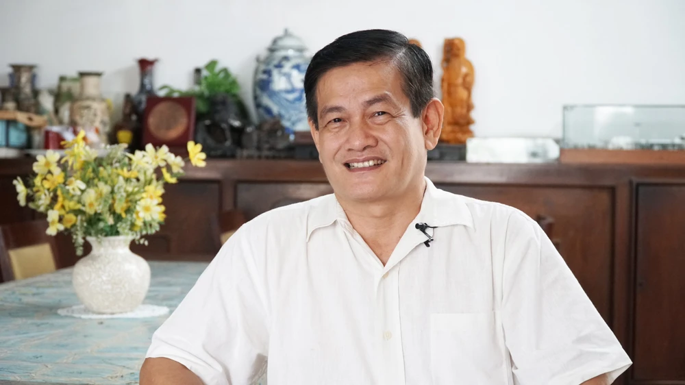 Tiến sĩ khoa học, Kiến trúc sư Ngô Viết Nam Sơn. ẢNH: NGUYỄN TIẾN Tiến sĩ khoa học, Kiến trúc sư Ngô Viết Nam Sơn. ẢNH: NGUYỄN TIẾN