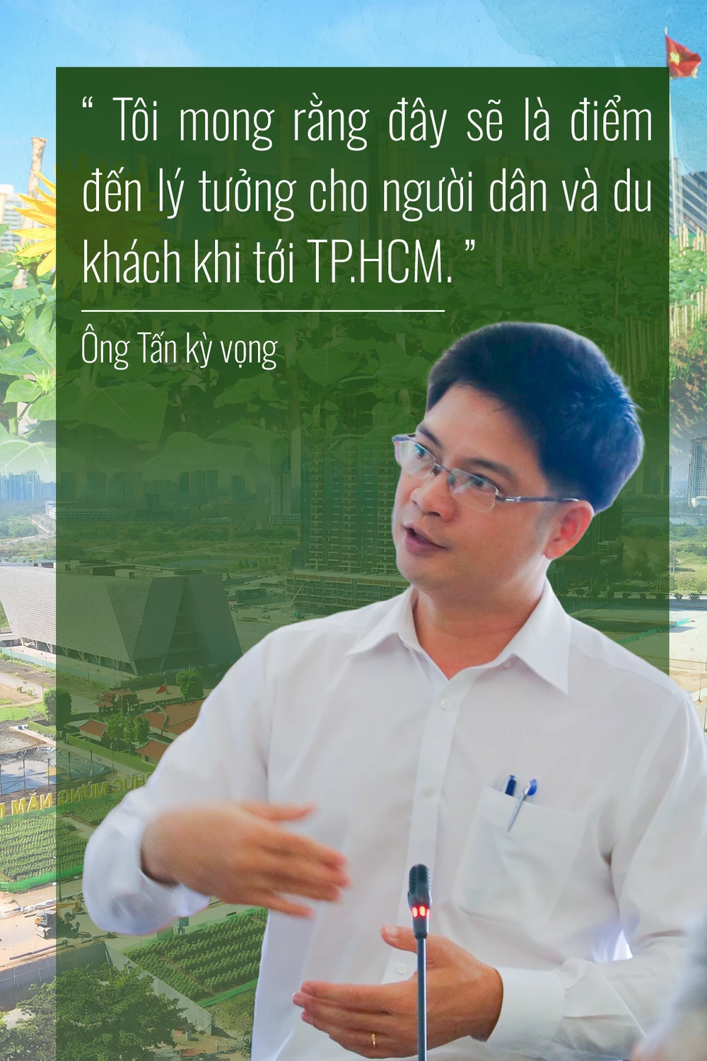 30 ngày biến lau lách, cỏ dại thành điểm đến lý tưởng mới ở TP.HCM