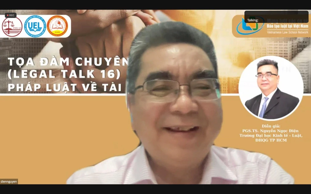 Viện sĩ, PGS.TS Nguyễn Ngọc Điện - diễn giả của buổi tọa đàm. Ảnh: DƯƠNG HOÀNG